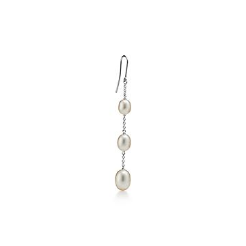 Pearls by sale the yard earrings