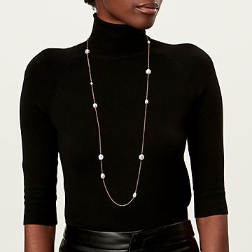 Elsa Peretti® Pearls by the Yard™ sprinkle necklace in 18k