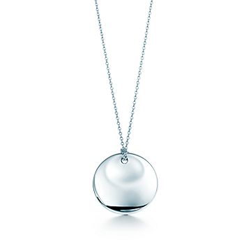 tiffany elsa peretti round pendant