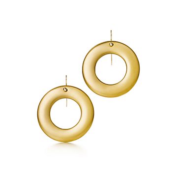 Elsa Peretti® Sevillana earrings in gold lacquer over