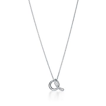 Elsa Peretti™ Small Alphabet Pendant in Sterling Silver