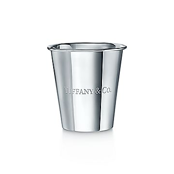 Everyday Objects sterling silver paper cup.