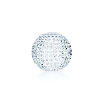 tiffany crystal paperweight
