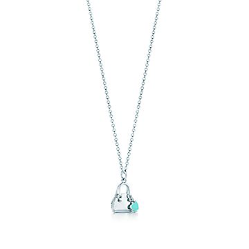 Tiffany shopping online bag necklace