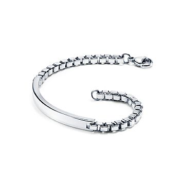 ベネチアン リンク I D ブレスレット スターリングシルバー Tiffany Co