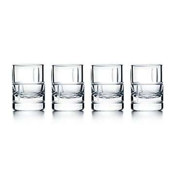 Contemporary Crystal shot glasses from TWIST Collection by Veritable