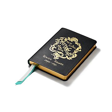 kumade　ティファニーTiffany レザー銀縁ノートブック Personal Essentials:Notebook in Tiffany Blue® Leather