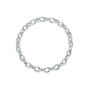 tiffany silver link bracelet