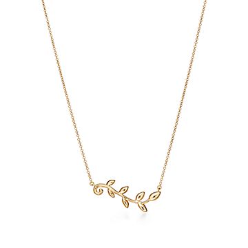 paloma picasso olive leaf pendant