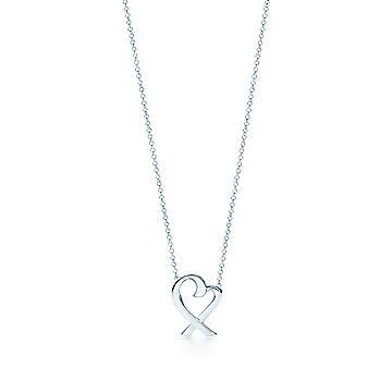 tiffany loving heart necklace gold