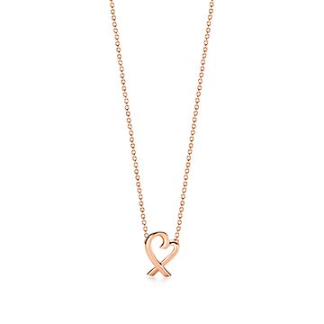 Paloma Picasso® Loving Heart pendant in 18k white gold with