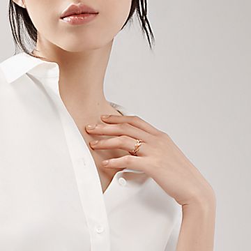 Tiffany and co paloma picasso olive leaf ring Clearance