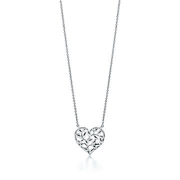 Small Sterling Silver Engravable Heart Necklace on 18 Inch Chain |  Jewellerybox.co.uk