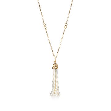 1pc Fashionable Faux Pearl Tassel Pendant Long Necklace/Sweater Chain For  Women | SHEIN USA