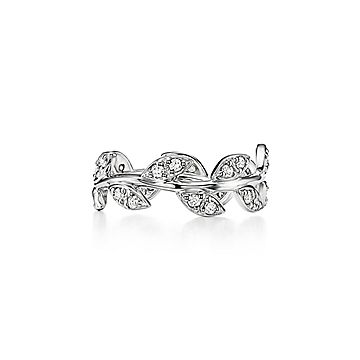 Tiffany & co olive deals leaf ring