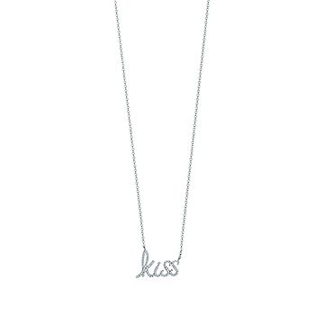 tiffany and co kiss necklace