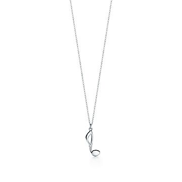 tiffany musical note necklace