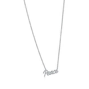 tiffany peace necklace