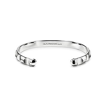 【Tiffany & Co】Paloma's Groove Narrow カフ Paloma's Groove™ narrow cuff in sterling silver, small