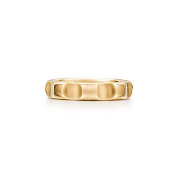 Paloma's Groove narrow ring in 18k gold 
