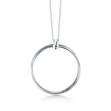 tiffany large circle pendant