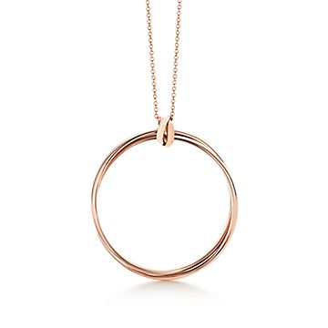 tiffany large circle pendant