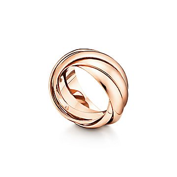 Paloma's Melody five-band ring in 18k rose gold. | Tiffany u0026 Co.