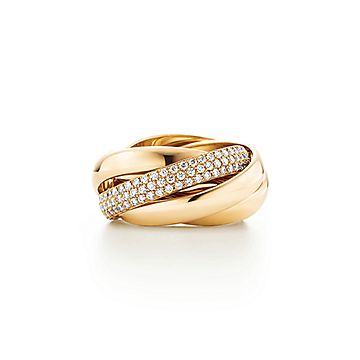 Paloma's Melody five-band ring in 18k gold with diamonds Paloma's Melody five-band ring in 18k gold with diamonds