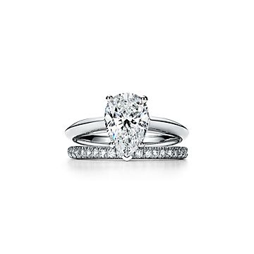 Teardrop diamond clearance ring tiffany