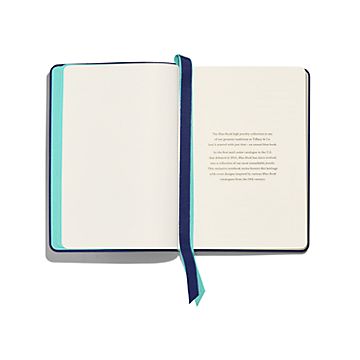 kumade　ティファニーTiffany レザー銀縁ノートブック personal-essentialsnotebook-