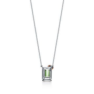 Love Bugs green quartz ladybug pendant 