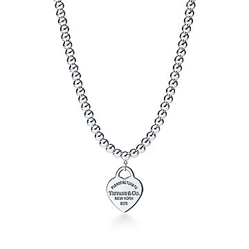 Return to Tiffany® Heart Tag Toggle Necklace in Silver | Tiffany & Co.