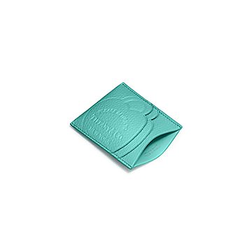 Return to Tiffany® Card Case in Tiffany Blue® Leather | Tiffany & Co.