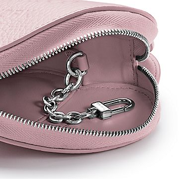 新作♪ジップ小銭入れ☆Tiffany&Co.☆開くとティファニーブルー
