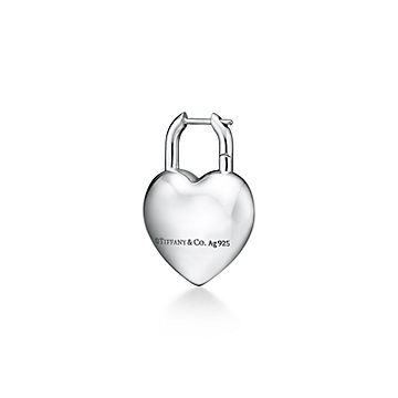 Return to Tiffany® Full Heart Earrings in Sterling Silver
