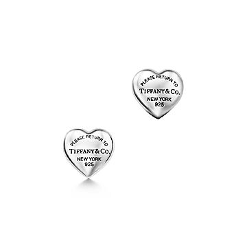 Return to Tiffany™ Full Heart Earrings in Sterling Silver | Tiffany & Co.