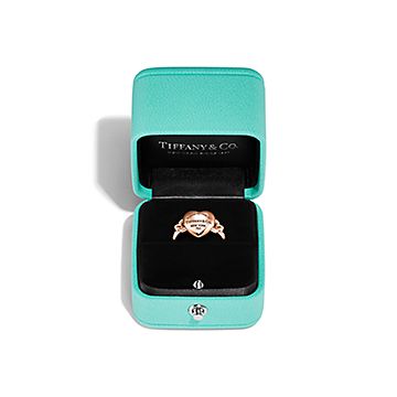 【Tiffany & Co】Return to Tiffany Full Heart リング Return to Tiffany™ Full Heart Ring in Rose Gold | Tiffany