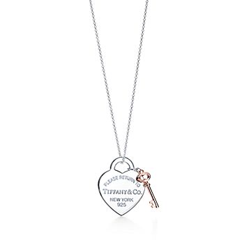 to Tiffany™ Heart Tag Key Pendant 