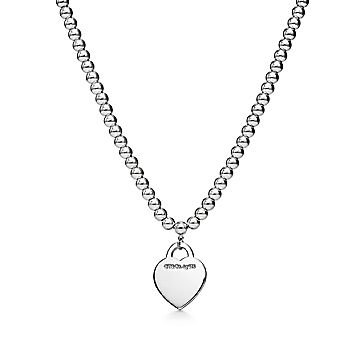 Heart new arrivals bead necklace