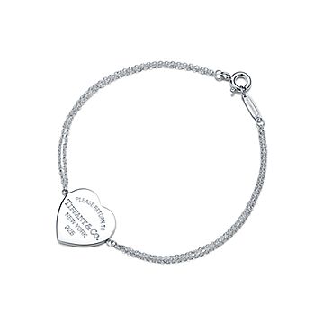 Return to Tiffany® Heart Tag Double Chain Bracelet