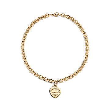 Gold return hot sale to tiffany necklace