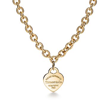Tiffany heart new arrivals tag choker