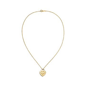 【Tiffany & Co】Return to Tiffany Heart Tag Pendant Return to Tiffany® Double Heart Tag Pendant in Silver, Mini