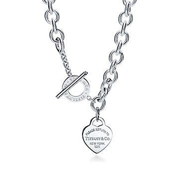 Tiffany & Co. - 17 Inches Please Return to Tiffany & Co Heart Tag Choker Necklace