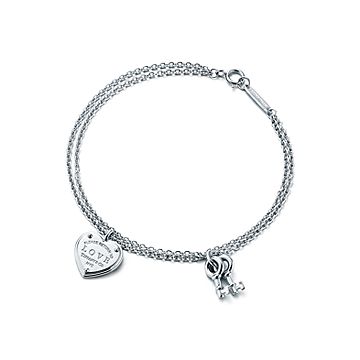 Tiffany heart chain shop bracelet