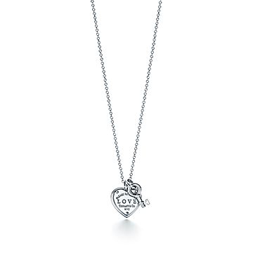 tiffany and co key necklace