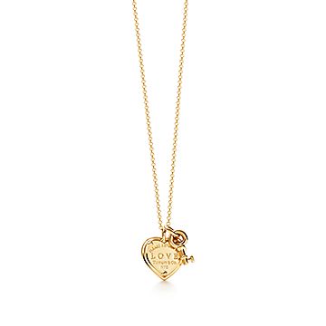 Tiffany® Love Heart Tag Key Pendant 