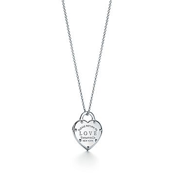 Return to Tiffany® Sterling Silver Love Heart Pendant | Tiffany & Co. |  Tiffany & Co.