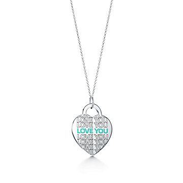 tiffany and co i love you necklace