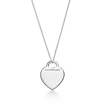 Return to Tiffany® Tiffany Blue® Small Heart Tag Pendant in Sterling Silver